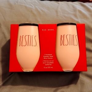 Rea Dunn 2 Insulated Stainless Steel Wine Glasses